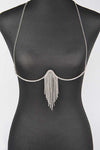 Fringe Rhinestone Iconic Bra Chain