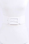 Plus Size Tonal Buckle Elastic Belt