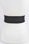 Plus Size Tonal Buckle Elastic Belt