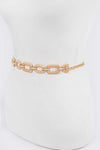 Textured Iconic Chain Belt