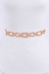 Textured Iconic Chain Belt