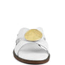 EUDORA Embellished Tan Slip-Ons
