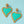 Raffia straw two tone heart drop earrings