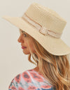 TRIBAL BAND FLAT TOP SUN HAT