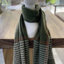 HOUNDSTOOTH PLAID SCARF