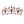 Harf Shaped Flower Bud Rhinestone Tiara