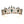 Harf Shaped Flower Bud Rhinestone Tiara