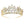 Harf Shaped Flower Bud Rhinestone Tiara