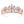 Harf Shaped Flower Bud Rhinestone Tiara