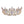 Harf Shaped Flower Bud Rhinestone Tiara