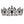 Harf Shaped Flower Bud Rhinestone Tiara