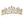 Harf Shaped Flower Bud Rhinestone Tiara