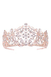 Blooming Flower Bud Rhinestone Tiara