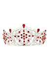 Blooming Flower Bud Rhinestone Tiara