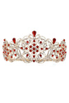 Blooming Flower Bud Rhinestone Tiara