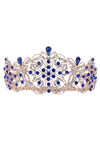 Blooming Flower Bud Rhinestone Tiara