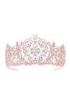 Blooming Flower Bud Rhinestone Tiara