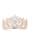 Blooming Flower Bud Rhinestone Tiara