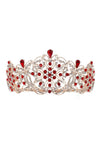 Blooming Flower Bud Rhinestone Tiara