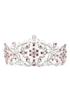 Blooming Flower Bud Rhinestone Tiara