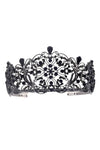 Blooming Flower Bud Rhinestone Tiara