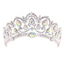Oval Pear Vine Theme Rhinestone Tiara