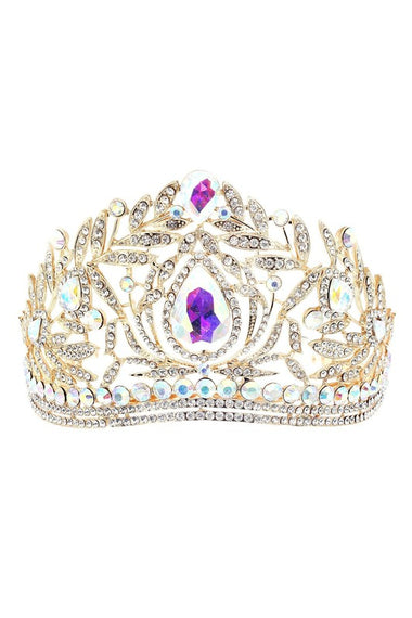 Laurel Rhinestone Blossom Casting Tiara