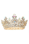 Flower Queen Theme Rhinestone Tiara Crown