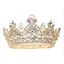 Flower Queen Theme Rhinestone Tiara Crown