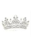 Flower Queen Theme Rhinestone Tiara Crown