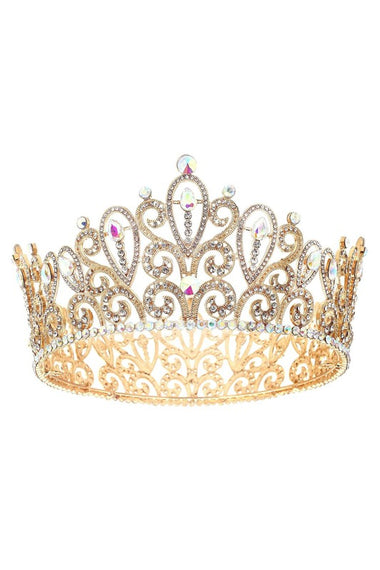 Paisley Inspired Rhinestone Crown