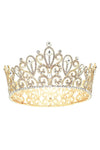 Paisley Inspired Rhinestone Crown