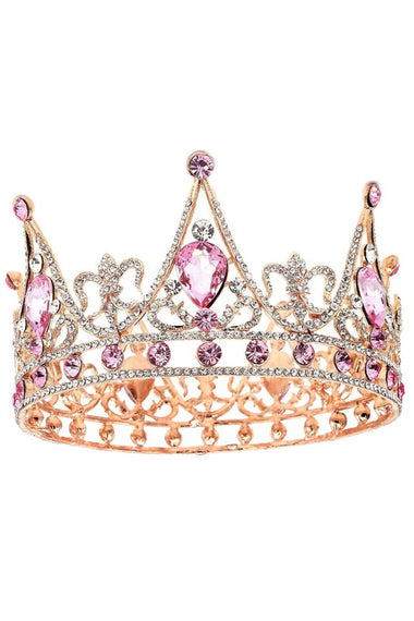 Triangle Mountain Top Rhinestone Crown