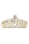 Oval Lightweight Handmade Crystal Tiara