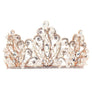 Floral Wreath Lightweight Handmade Crystal Tiara