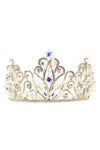 Floral Wreath Lightweight Handmade Crystal Tiara