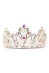 Floral Wreath Lightweight Handmade Crystal Tiara