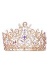 Baroque Rhinestone Pageant Adjustable Tiara