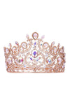 Baroque Rhinestone Pageant Adjustable Tiara