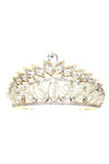 Diamond Cut Lightweight Handmade Crystal Tiara