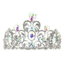 Flower Oblong Rhinstone Casting Tiara