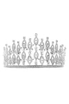 Bloom with Leaves CZ Tiara
