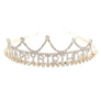 Happy Birthday Rhinestone Tiara