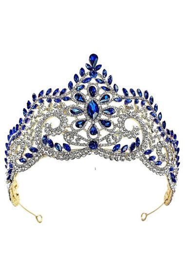 3 3/4 inch high Main Flower RhinestoneBridal Tiara