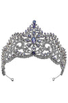 3 3/4 inch high Main Flower RhinestoneBridal Tiara