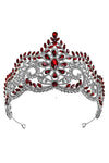 3 3/4 inch high Main Flower RhinestoneBridal Tiara