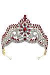 3 3/4 inch high Main Flower RhinestoneBridal Tiara