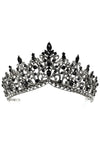 Rised V Bottom Rhinestone Tiara