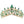 Rised V Bottom Rhinestone Tiara