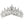 Rised V Bottom Rhinestone Tiara